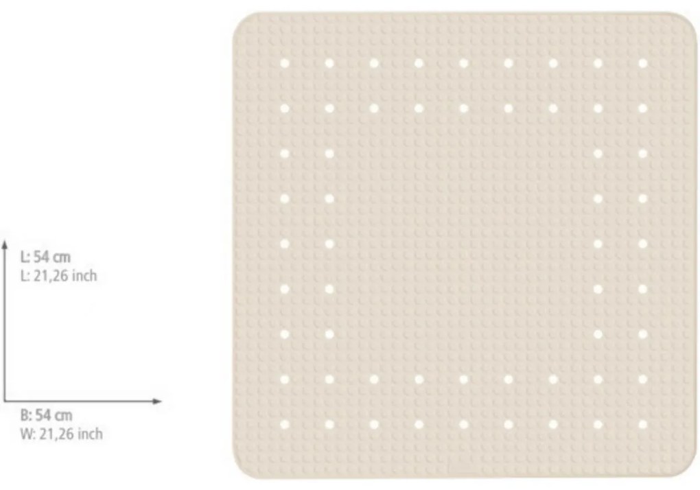 Pad anti-alunecare duș Mirasol Wenko,albastru