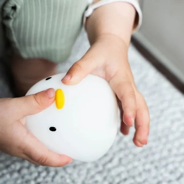 Lampă LED RGB tactilă reîncărcabilă de cadă pentru copii SWIMMY DUCK LED/5V