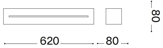 Ideal lux - Corp de iluminat perete 4xE14/40W/230V