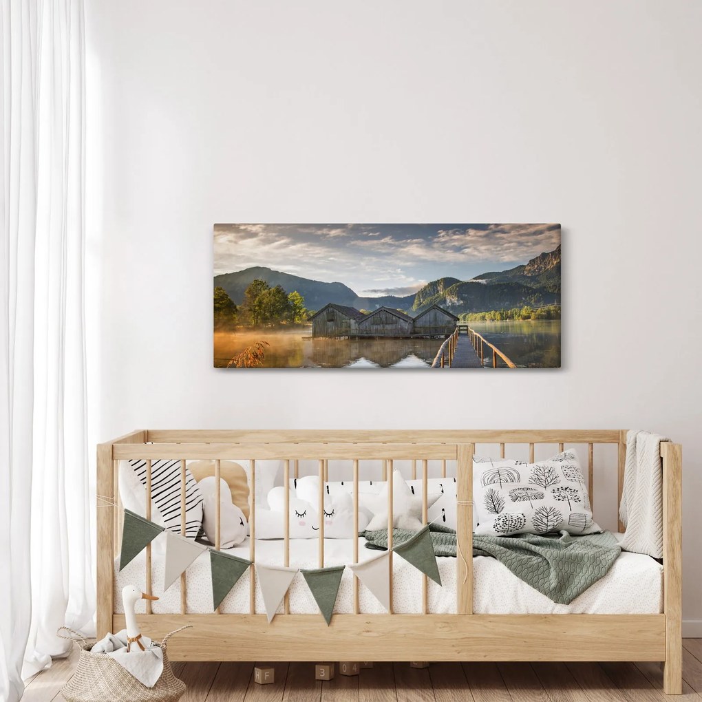 Tablou cu lac (120x50 cm)