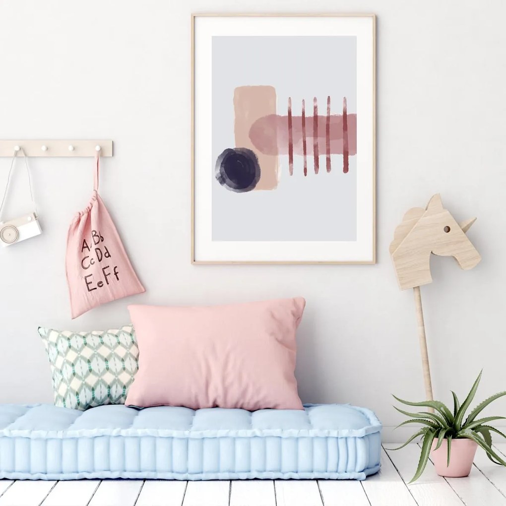 Poster - Abstracție pictată (A4)