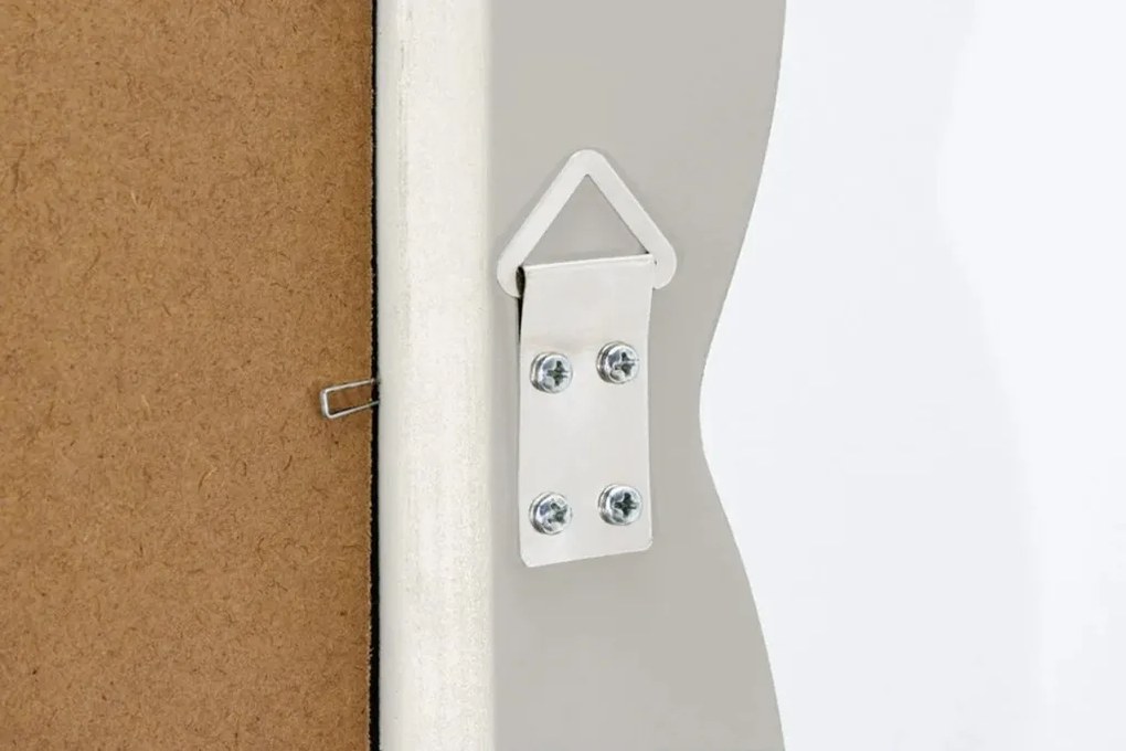 Oglinda de perete design modern Wave 160cm, alb A-45941 VC