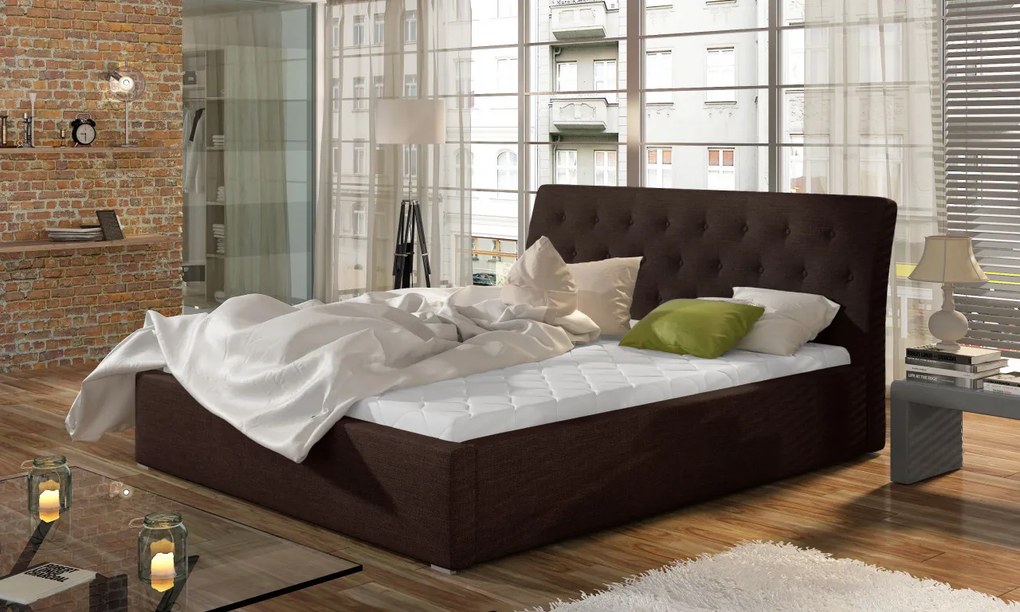 Pat Milano 180x200 cm Sawana 26 cu somiera de lemn