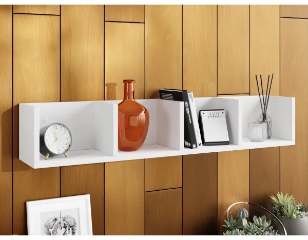 Raft de perete LOTIKO 17x95 cm alb