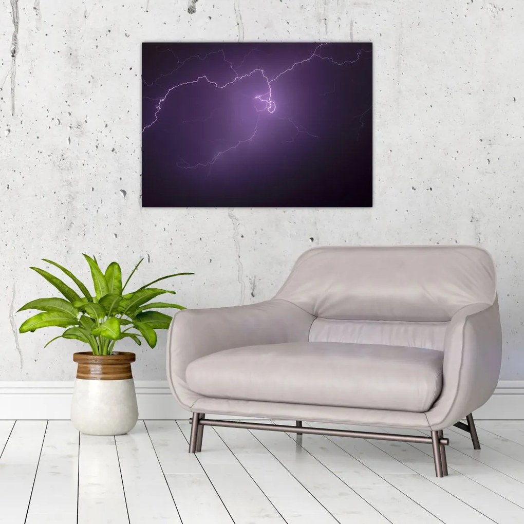 Tabloul cu fulger pe cer (70x50 cm)
