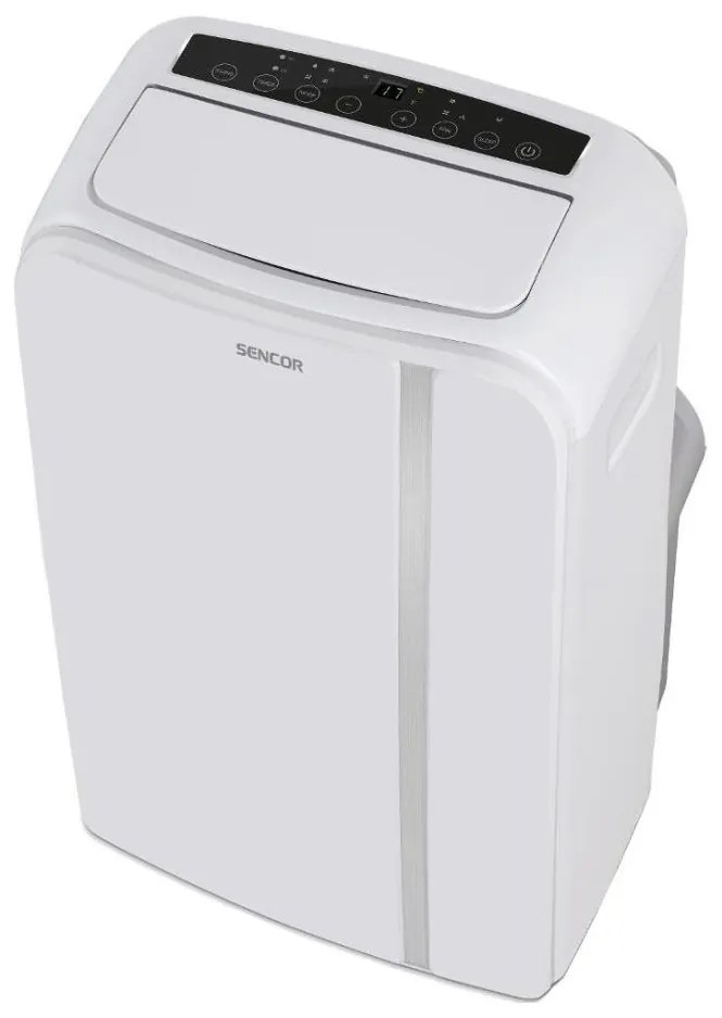 Aparat mobil inteligent de aer condiționat 3 în 1 Sencor 1450W/230V 12000 BTU Wi-Fi alb + telecomandă