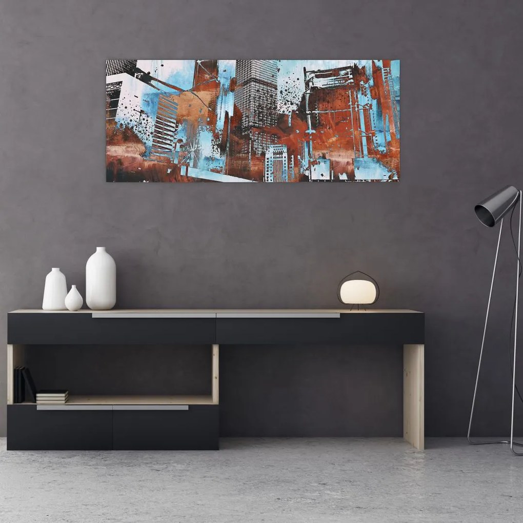 Tablou - Zgârie-nori (120x50 cm)