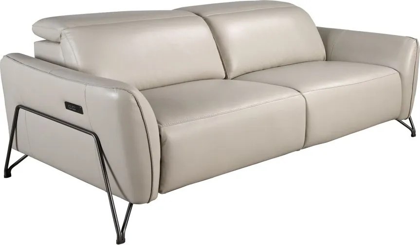 Canapea 3 locuri design italian, Functia Relax, Cowhide sand
