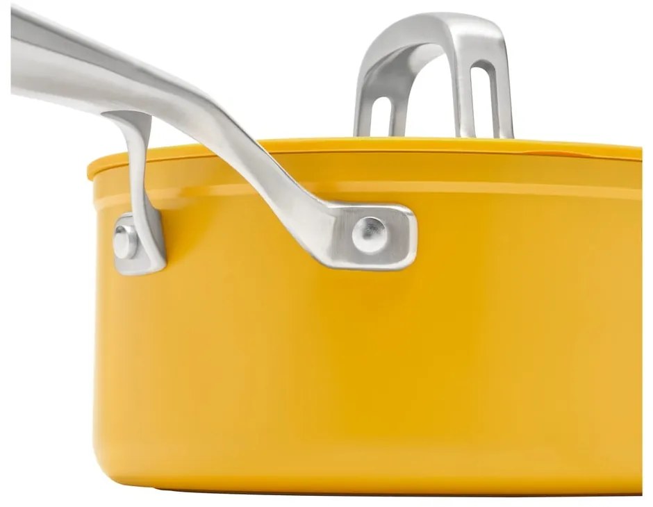 Oală cu capac/cu suprafață ceramică 2,4 l adecvată pentru plita cu inducție Meda 3.0 – FABINI