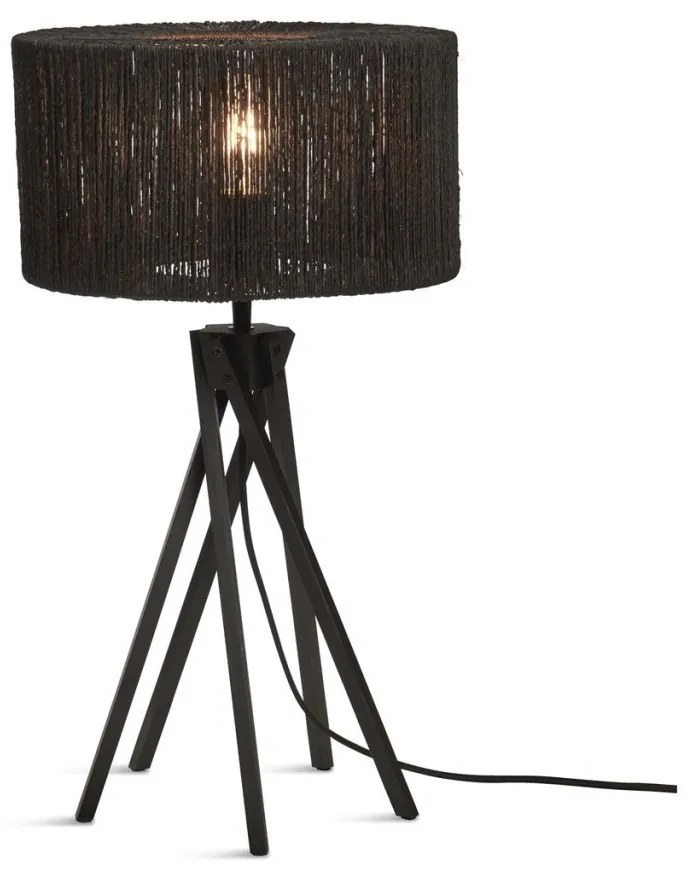 Lampa de masa eco din iuta Iguazu 5-legs bl/30x16, bl