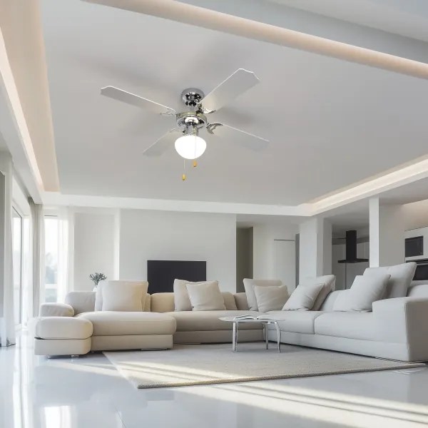 Ventilator de tavan ZEVENTI NAVAGIO 1xE27/60W/230V