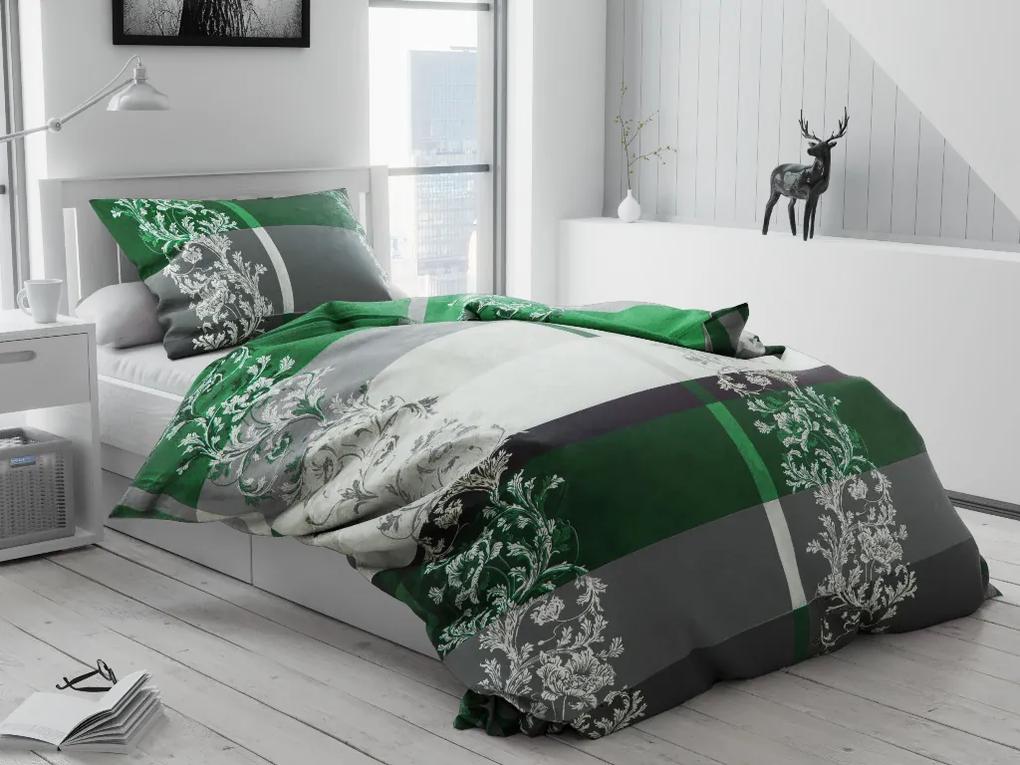 Lenjerie de pat din bumbac Luxury, verde