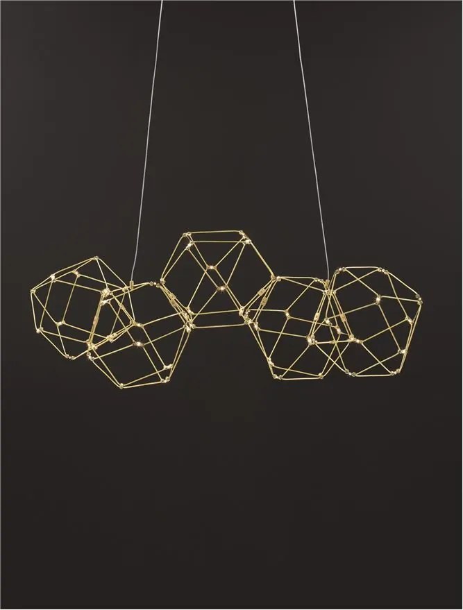 Lustra LED moderna design deosebit NEBULA 84cm
