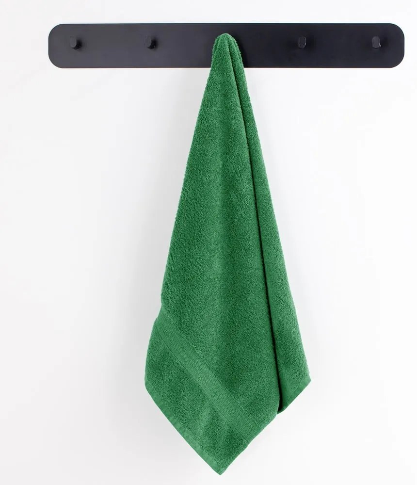 Prosoape de baie verde-închis 10 buc. din bumbac din frotir Marina – Restilo