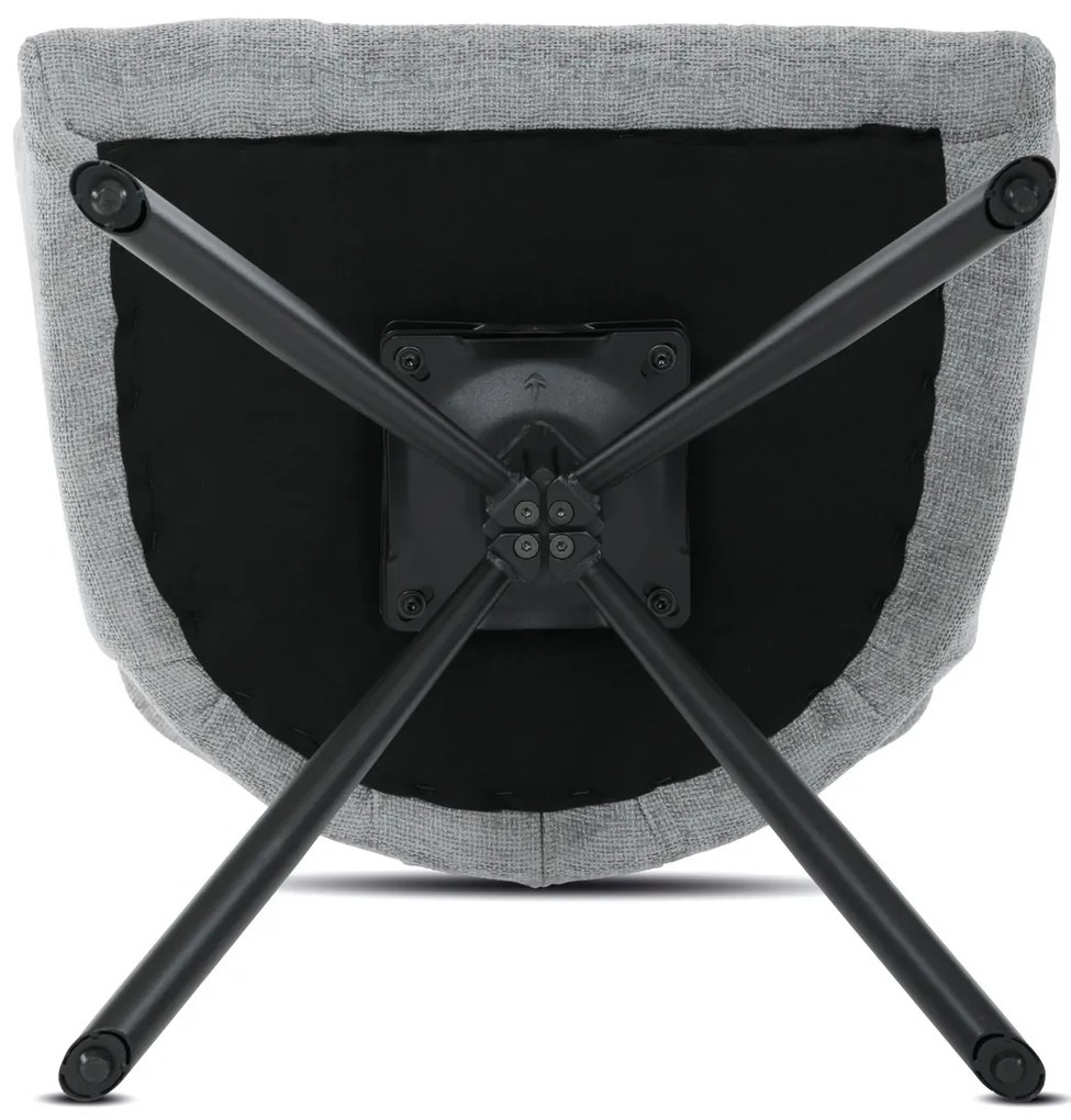 Set de scaune de sufragerie cu mecanism deîntoarcere DCH-T1122 GREY2, 2 buc.