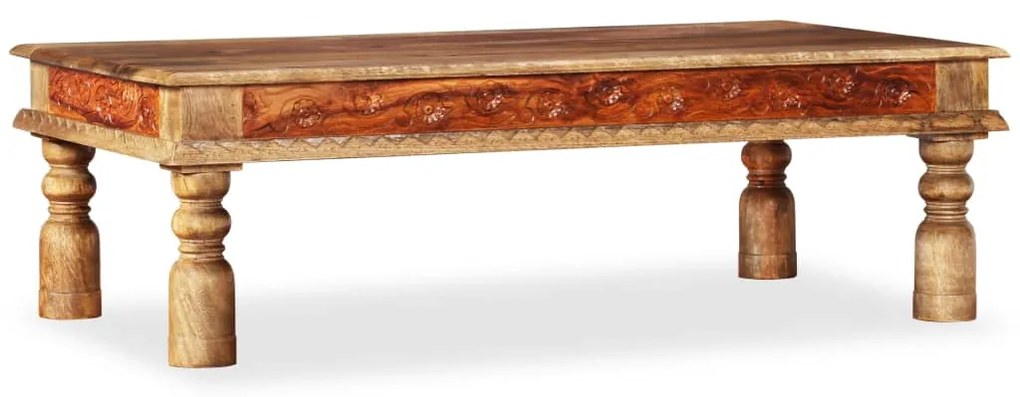 vidaXL Măsuță de cafea, lemn masiv de mango acacia, 110x60x38 cm