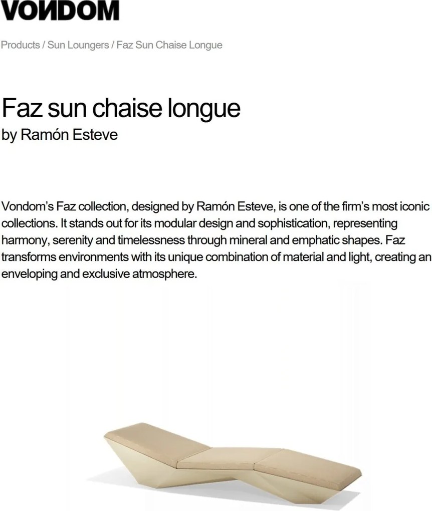 Sezlong design modern FAZ