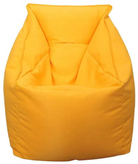 Fotoliu Bean Bag, Interior-Exterior, Tip Fotoliu Galben, 60 X 60 X 34 X 60 cm