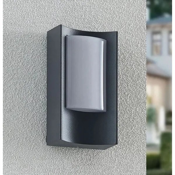 Aplică LED de exterior WARP LED/8W/230V IP44 antracit Redo 90483