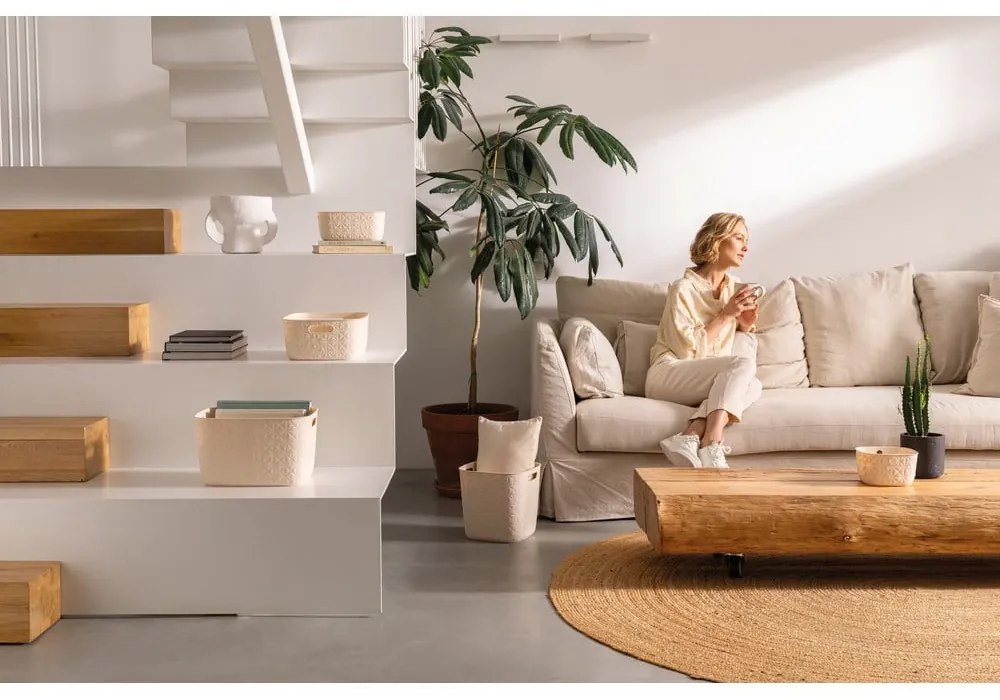 Coșuri de depozitare 2 buc. din plastic 19x19x11 cm Softex – Curver