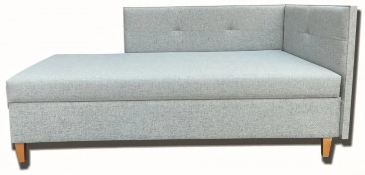 Pat de o persoană (canapea) 80 cm Alissa (cu saltea din arcuri) (D). 1052020