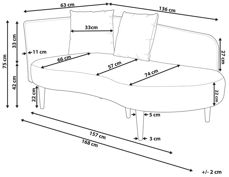 Canapea/Divan Chaza (roz) (S). 1080236