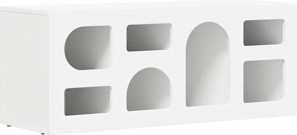 vidaXL Cabinet TV Alb 100 x 35 x 40 cm Lemn compozit