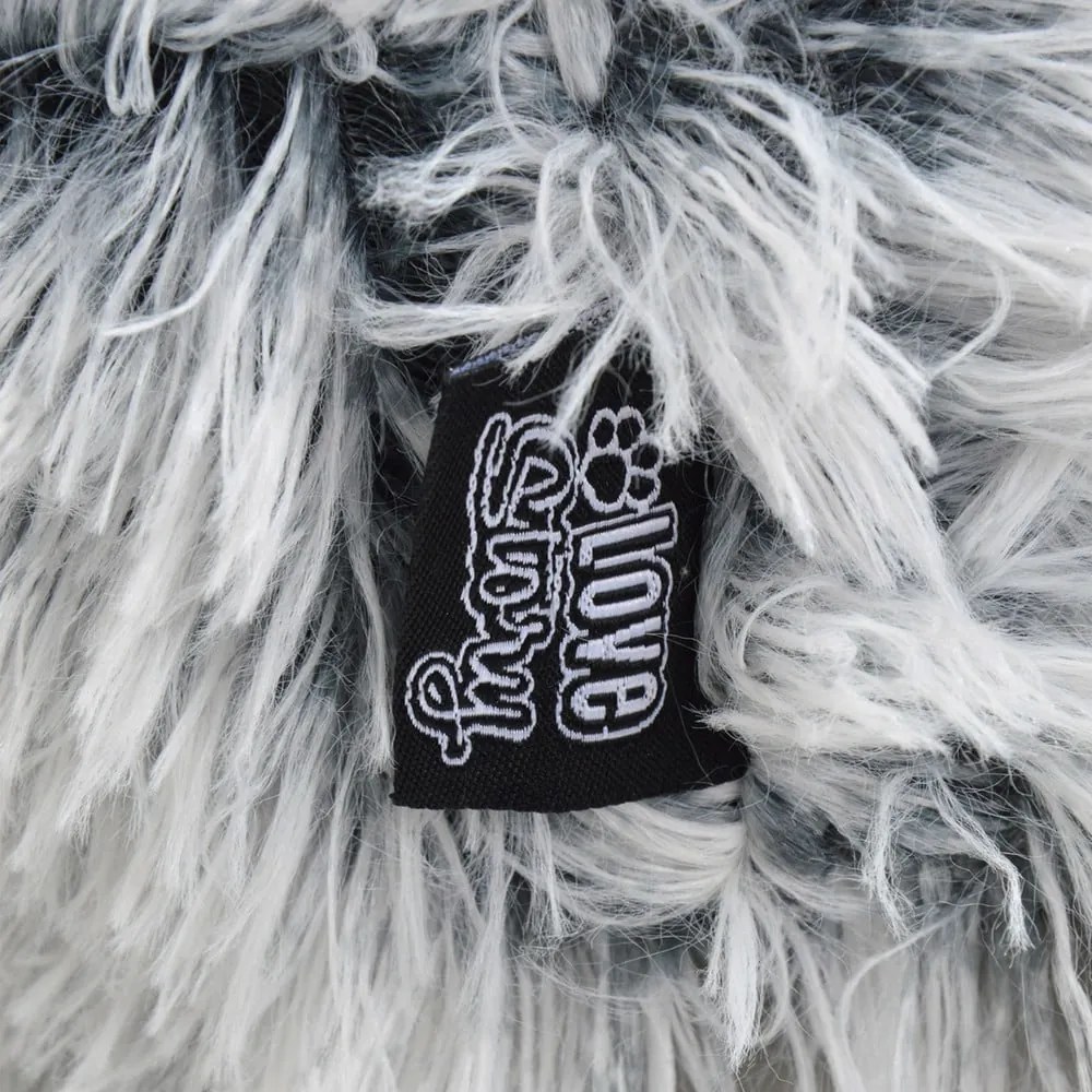 Pat pentru animale de companie alb pentru câini 100x70 cm Fluffy Heather – Love Story