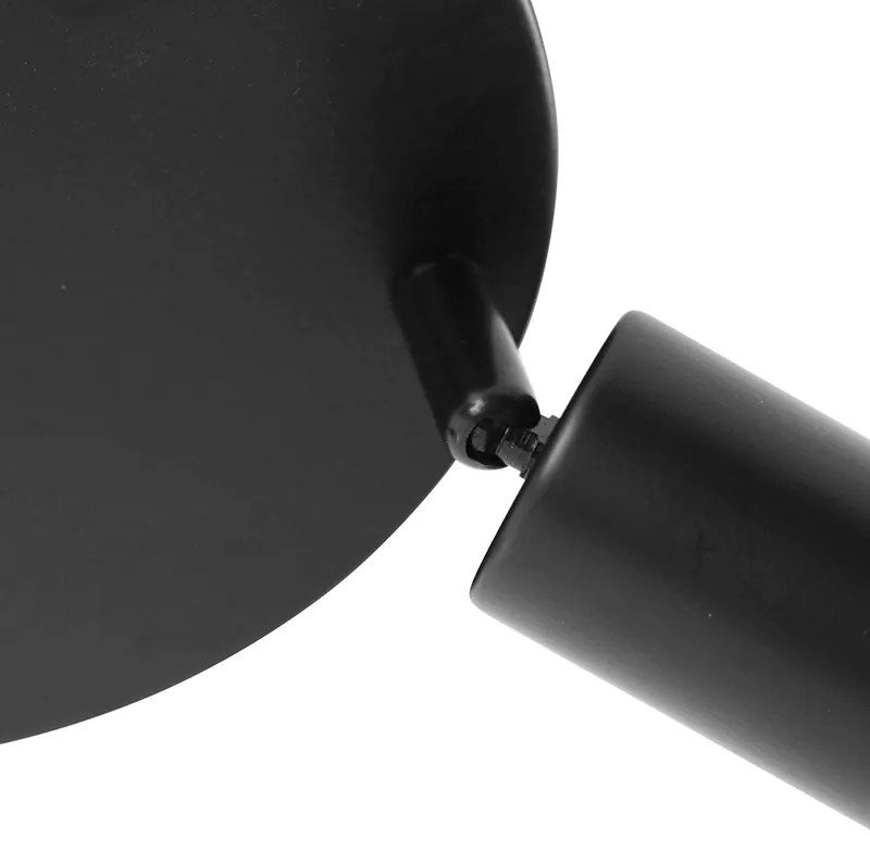 Plafoniera moderna neagra cu 3 lumini rotunda - Facil