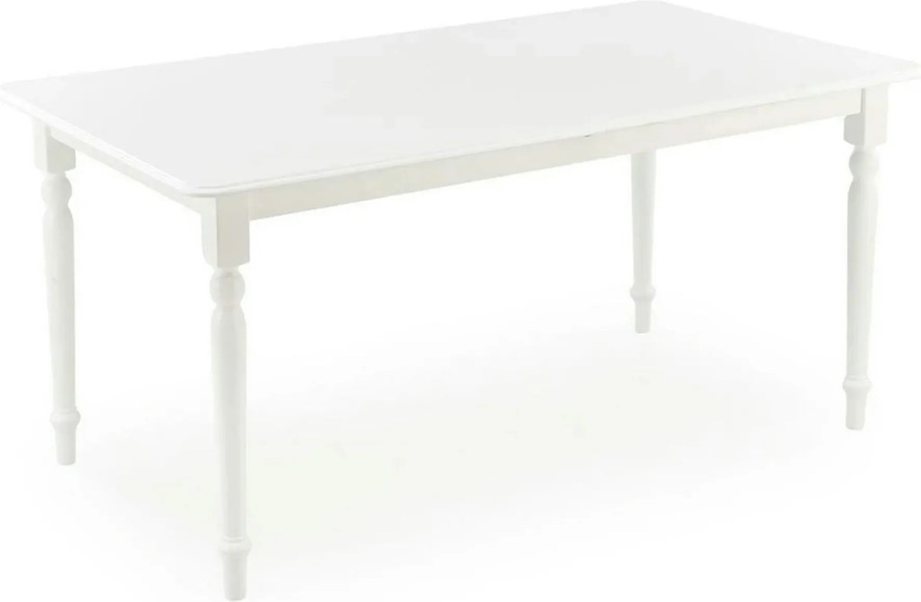 Masa extensibila NELSON, alb, 160/200x90x76 cm