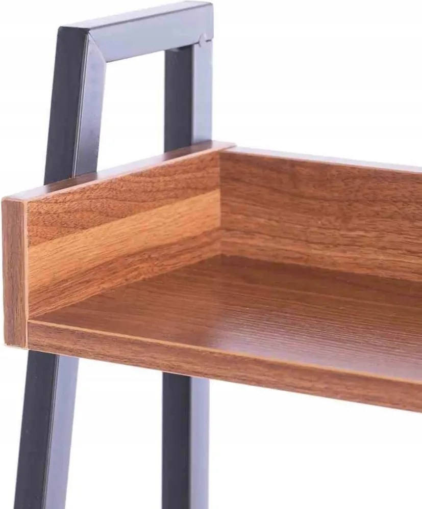 Etajera cu 4 rafturi in decor nuc TRAX