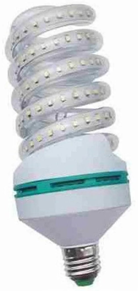 Set 5 becuri led spirala, putere 5W, lumina alba, rece, E27, fasung normal