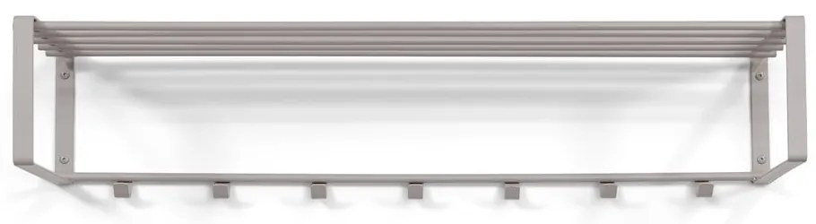 Cuier de perete taupe cu raft din metal 100 cm Rex – Spinder Design