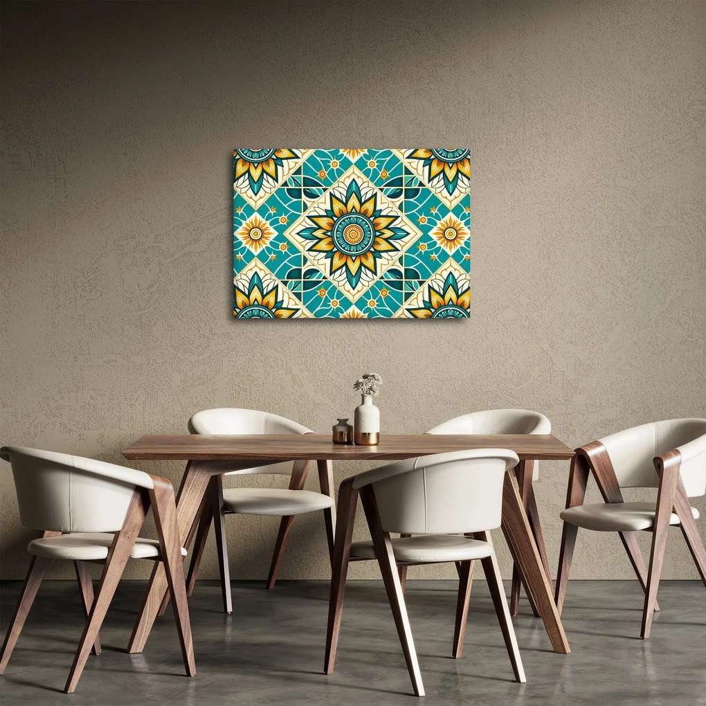 Tablou - Model turcoaz (70x50 cm)