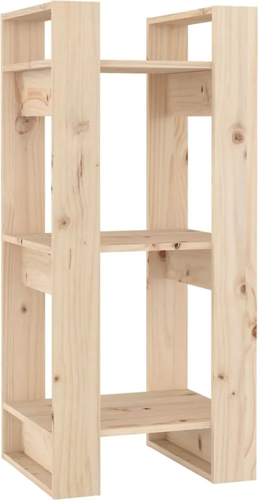 vidaXL Bibliotecă/Separator cameră, 41x35x91 cm, lemn masiv pin