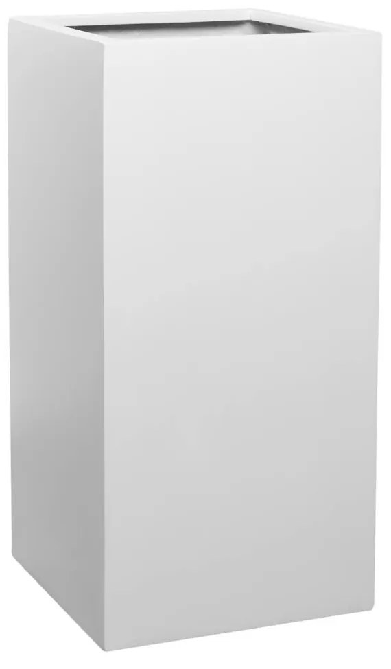 Ghiveci Bouvy, alb mat, mai multe dimensiuni - PotteryPots Mărime: L - v. 80 cm