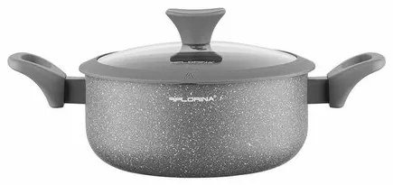 Florina Oală din aluminiu cu capac de MateuszGessler, 20 cm, 2,3 l, diam. 20 cm