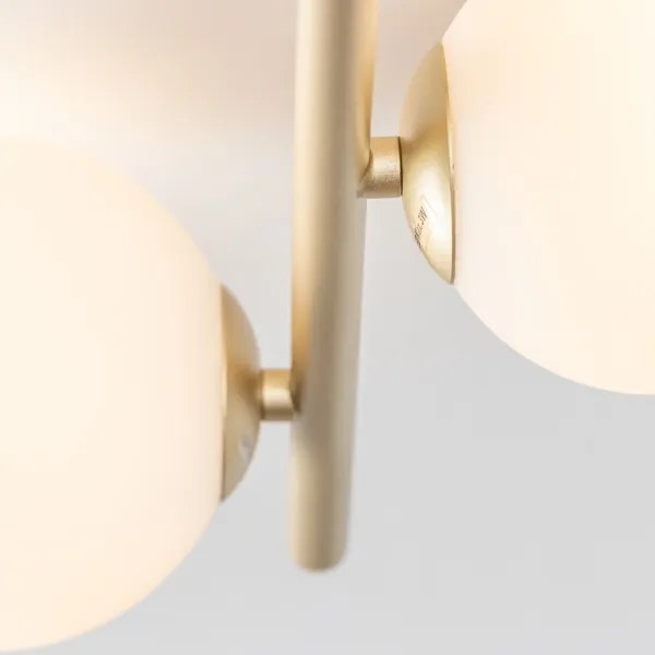 Lustră LED aplicată Brilagi MILLA 4xG9/3W/230V auriu/alb