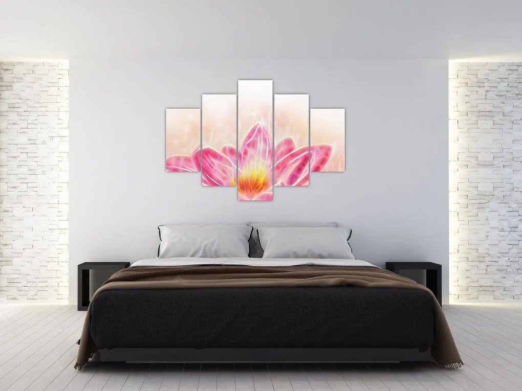 Tablou - Floare de lotus (150x105 cm)