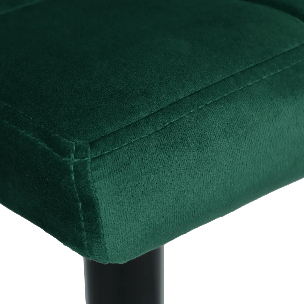 JAKS SCAUN DE BAR ARAKO BLACK VELUR  VERDE