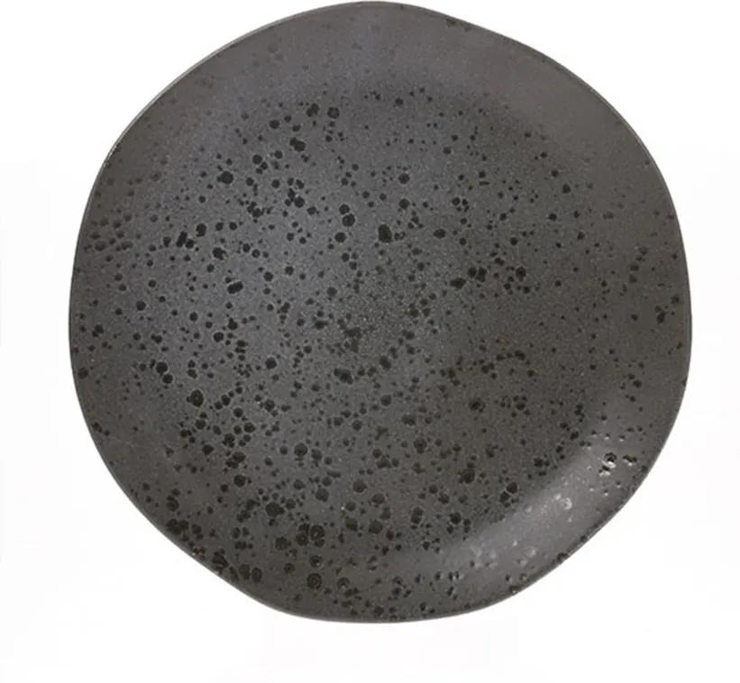 Farfurie gri din ceramica 28,5 cm Bold and Basic Grey HK Living