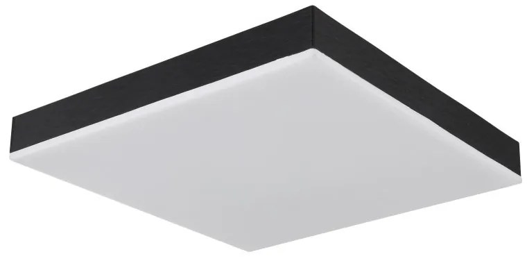 Plafoniera LED dimabil cu telecomanda design modern Doro negru 30x30cm