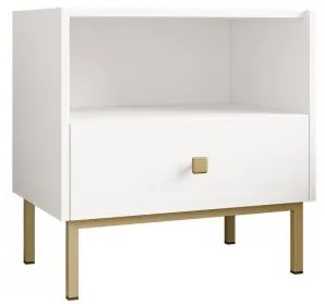 Noptieră Probazzo 1SZ (Alb + auriu) . 1104519