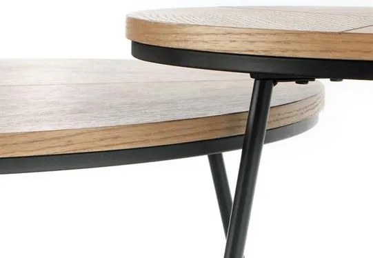 Masă de cafea Kami (Lemn natural + Negru). 1049024