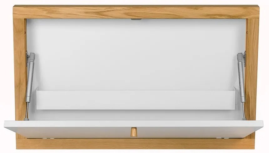 Masă de perete pliabilă Woodman Brenta, alb