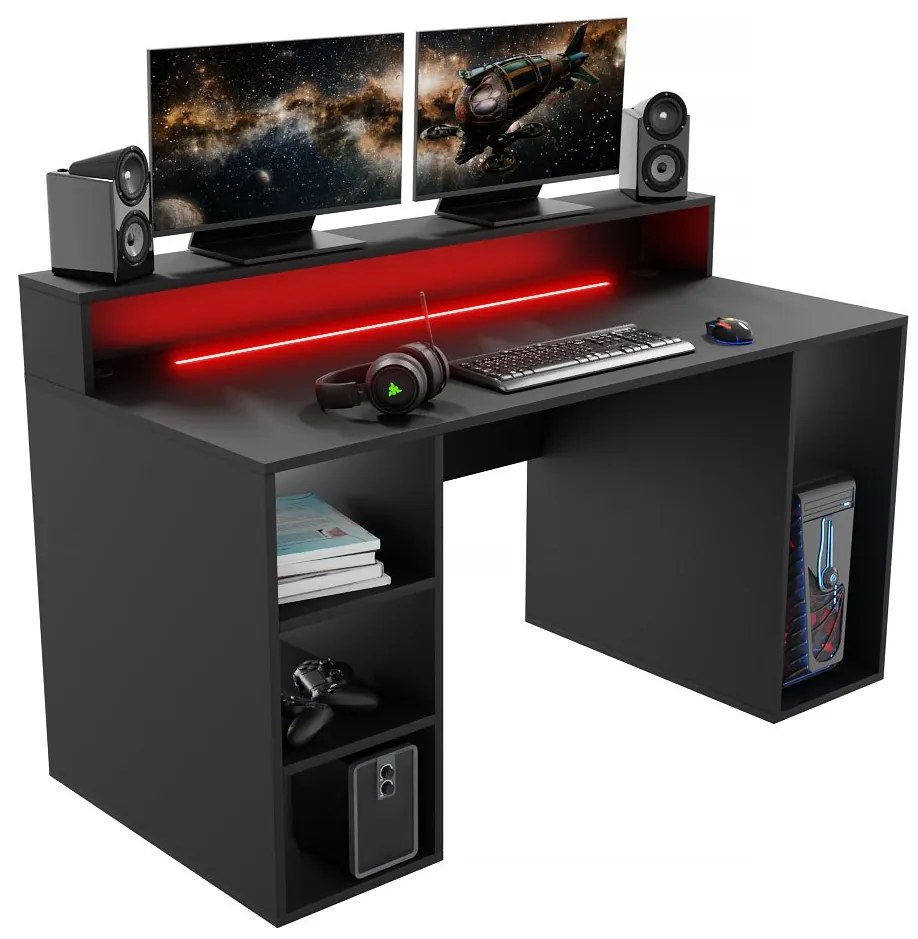 Masă PC gaming Endechor (Negru). 1054994