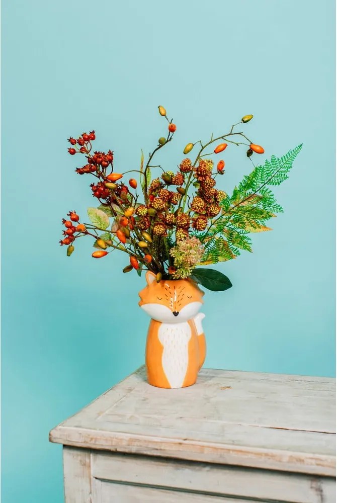 Ghiveci din piatră pictat manual ø 10 cm Finley Fox – Sass &amp; Belle