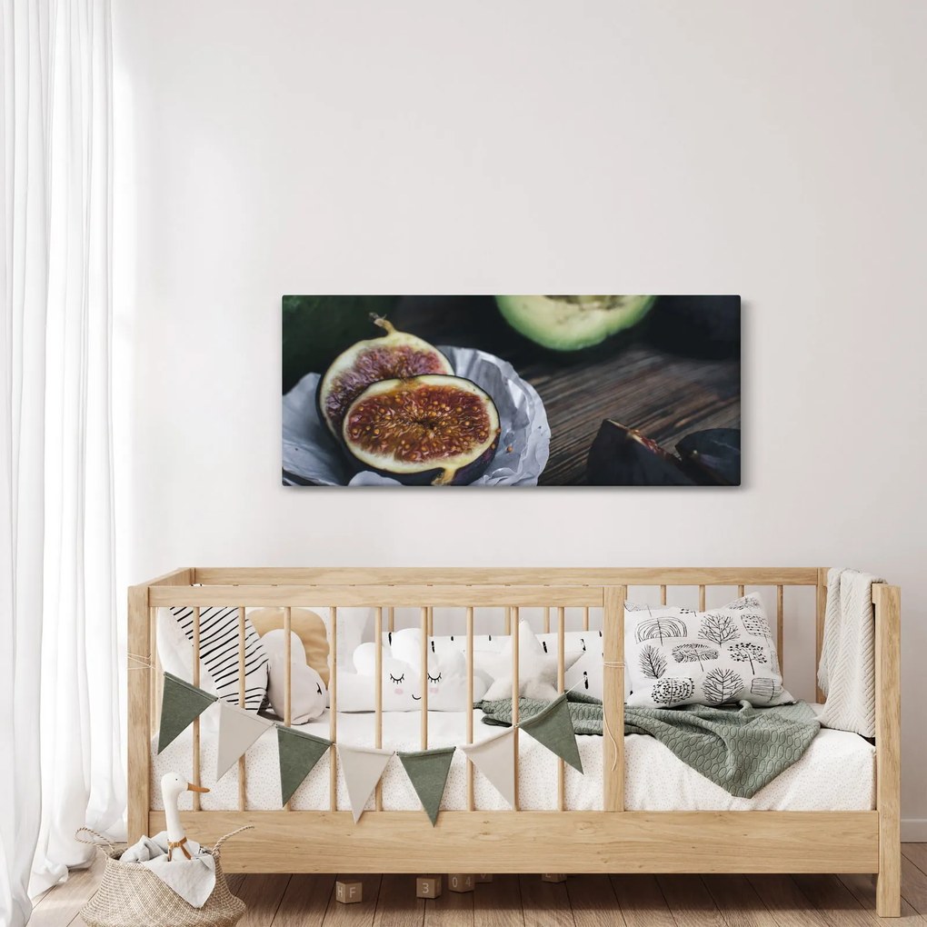 Tablou cu fistic și avocado (120x50 cm)