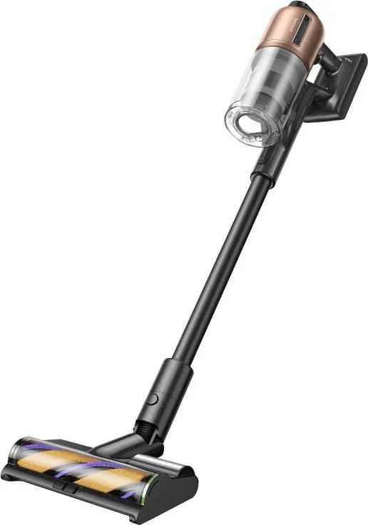 Aspirator verticar fara fir Dreame Z20 Station VZV25A, 715 W, 250 AW, 140.000 rpm, 3 viteze, stație de golire automată de 3 l, 90 min, HEPA H14, LED, motor fără perii, negru