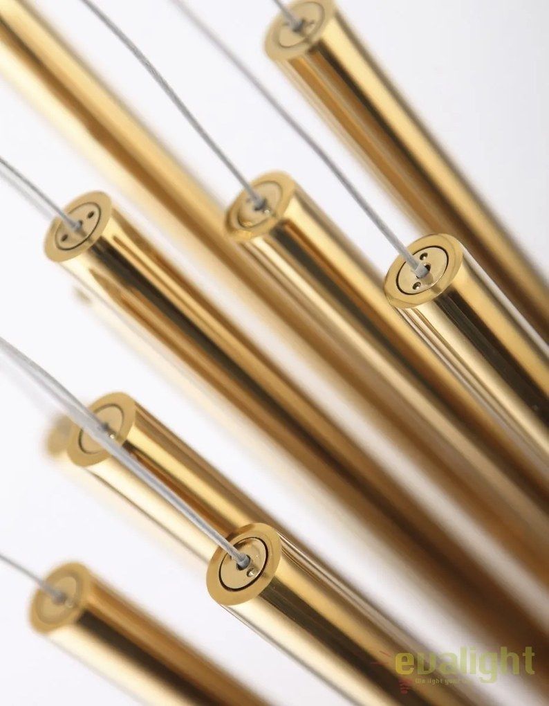 Lustra LED dimabila design Premium Class Quality 62cm ORGANIC FAT GOLD P0242 MX
